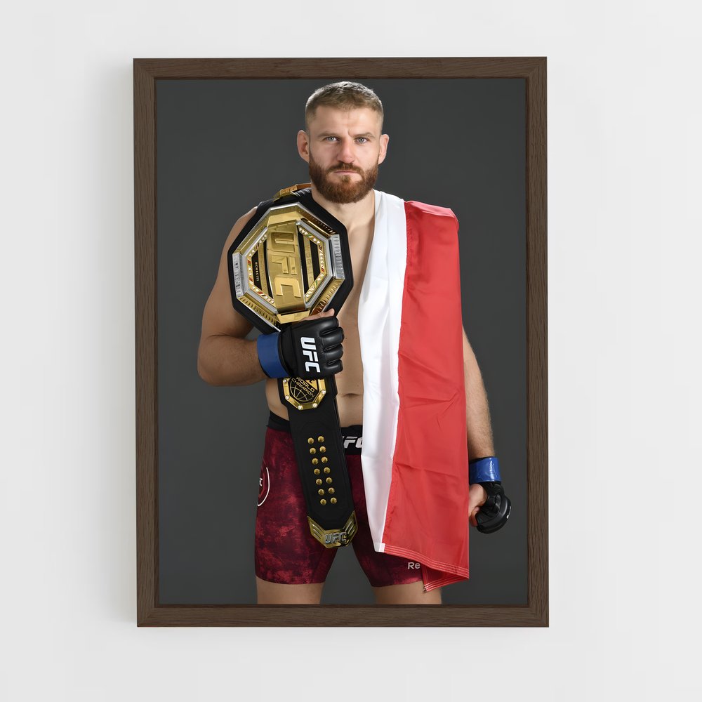 Poster Champion avec Fierté – affiche MMA (vue 5)